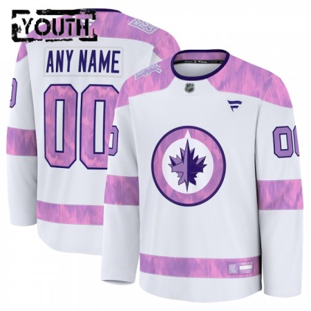 Winnipeg Jets tröja Customized Fanatics Hockey Fights Cancer Practice 2024-25 Vit - NHL Tröjor Barn Winnipeg Jets tröja Customized Fanatics Hockey Fights Cancer Practice 2024-25 Vit - NHL Tröjor Barn